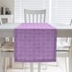 preview thumbnail 15 of 20, Monochrome Doily Pattern Table Runner 16 x 72 - Cotton Blend - Violet