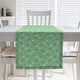 preview thumbnail 9 of 30, Classic Hexagonal Lattice Table Runner 16 x 72 - Cotton Blend - Green