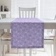 preview thumbnail 29 of 30, Classic Hexagonal Lattice Table Runner 16 x 72 - Cotton Blend - Pastel Purple