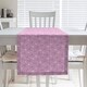 preview thumbnail 31 of 30, Classic Hexagonal Lattice Table Runner 16 x 72 - Cotton Blend - Pastel Pink