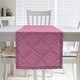 preview thumbnail 1 of 28, Square Maze Table Runner 16 x 72 - Polyester - Pink