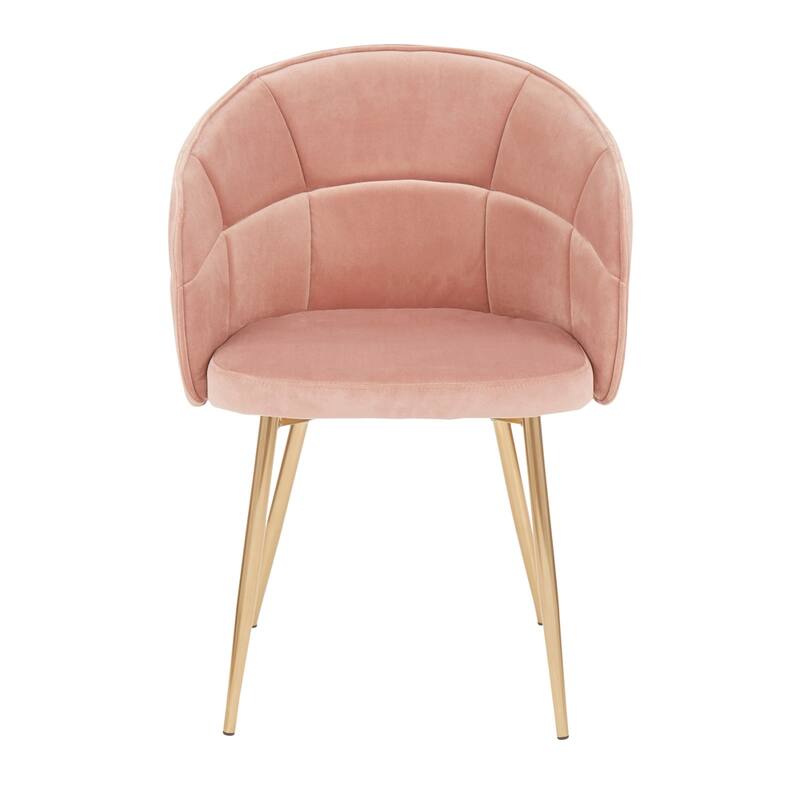 Silver Orchid Ralston Contemporary-Glam Velvet Upholstered Chair - N/A