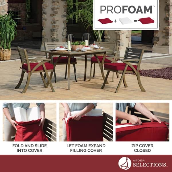 Arden Selections Profoam Caliente Acrylic Bench Cushion Overstock 28528789