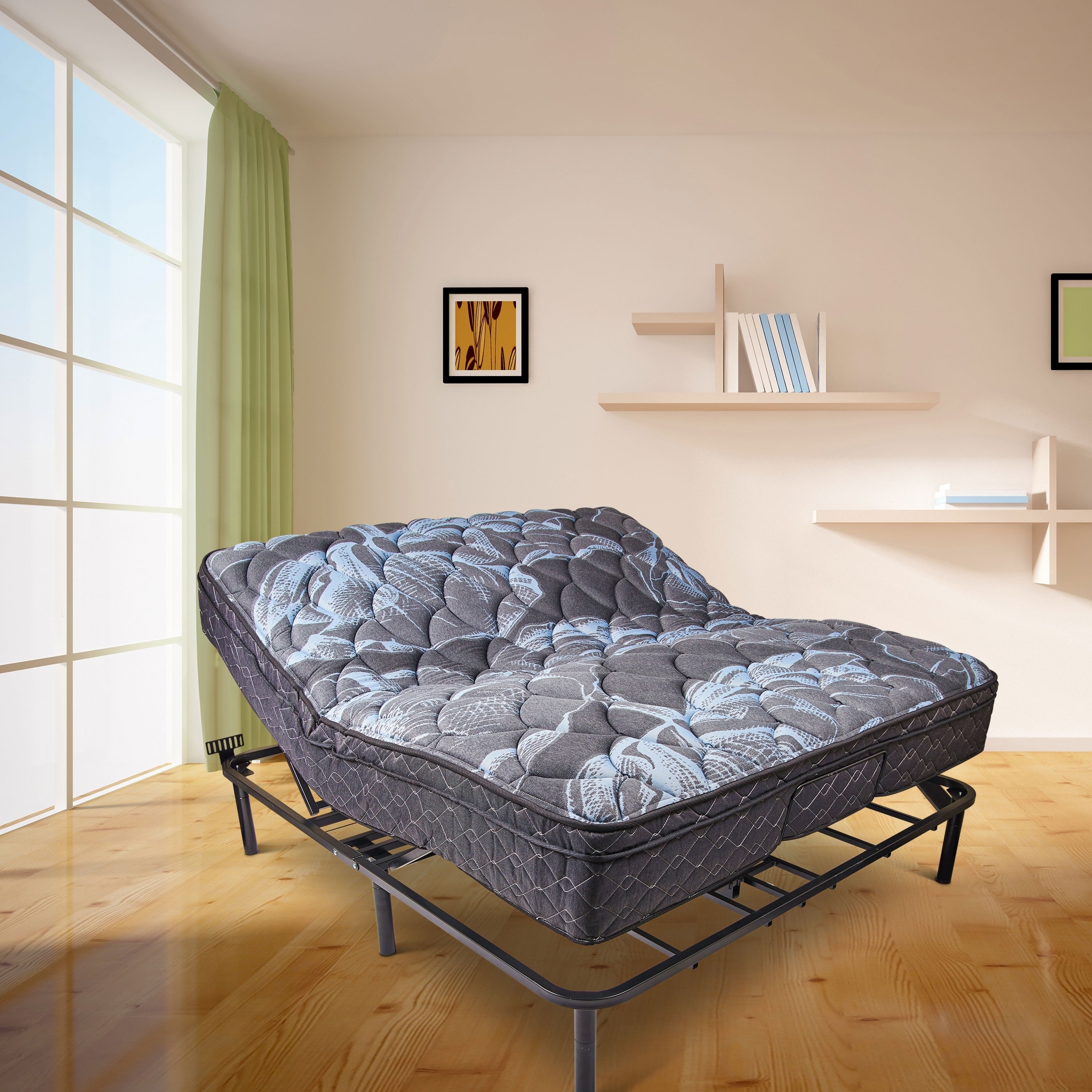 Wolf Corporation's Queen Size Adjustable Bed Base with Wireless 