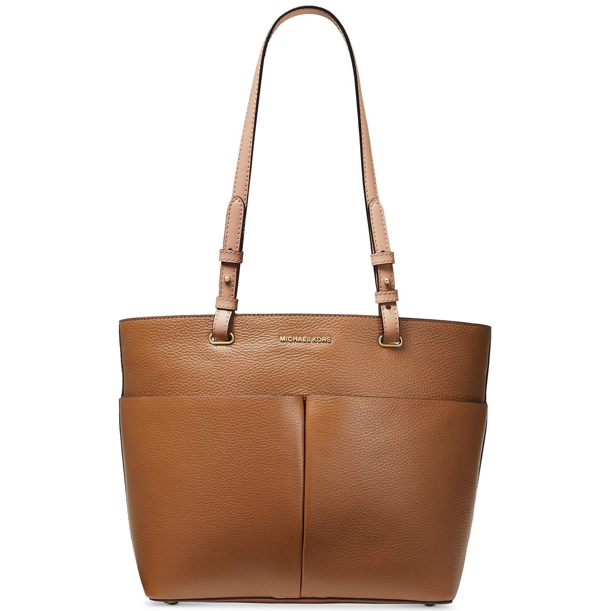 bedford pebble leather pocket tote