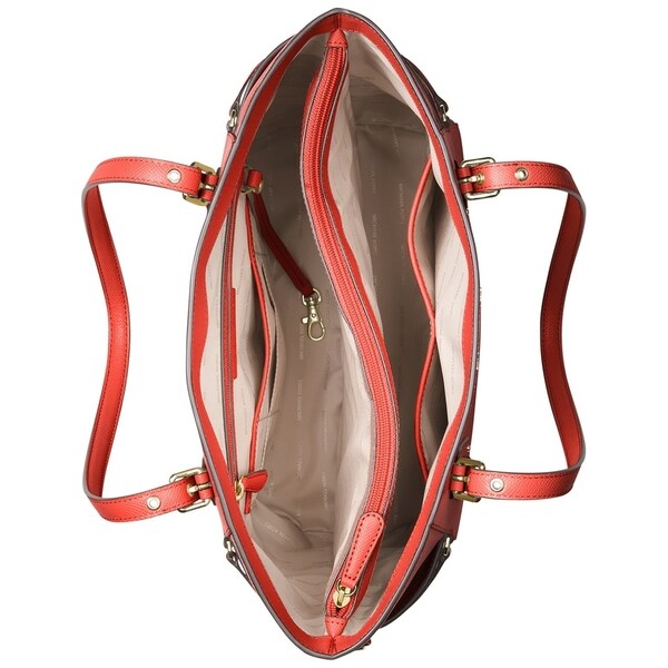michael kors voyager tote red
