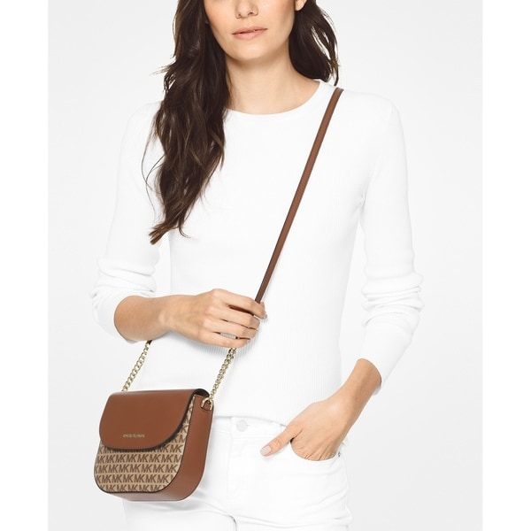 mk half dome signature crossbody