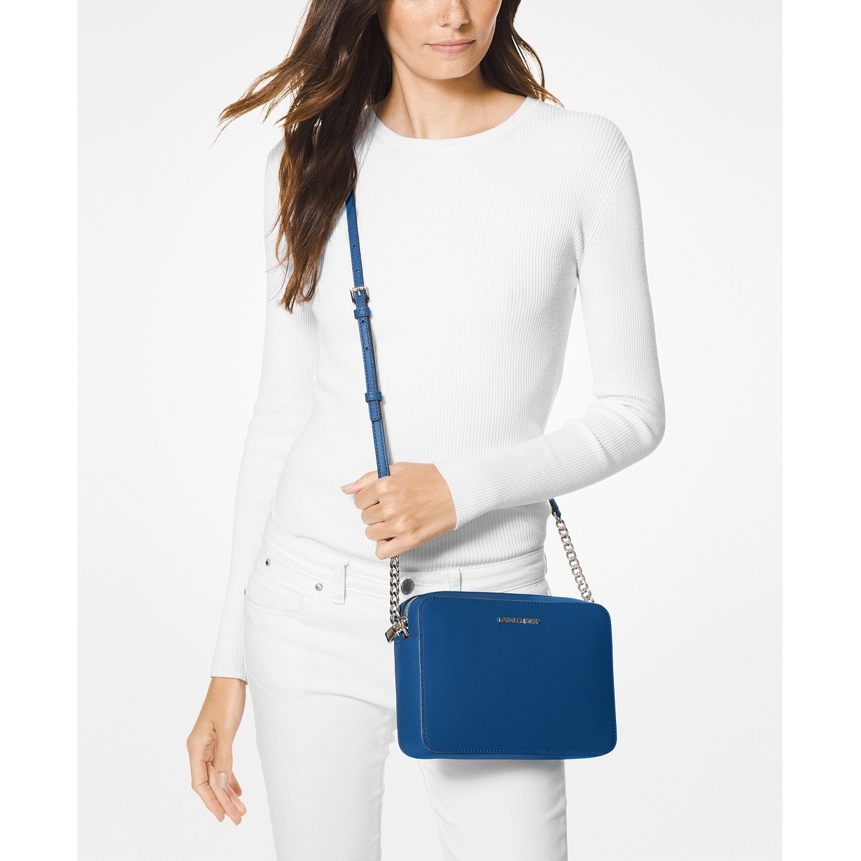 michael kors royal blue crossbody bag