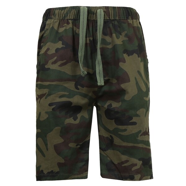 stretch jogger shorts