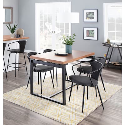 The Gray Barn Bountiful Industrial Upholstered Chair - N/A