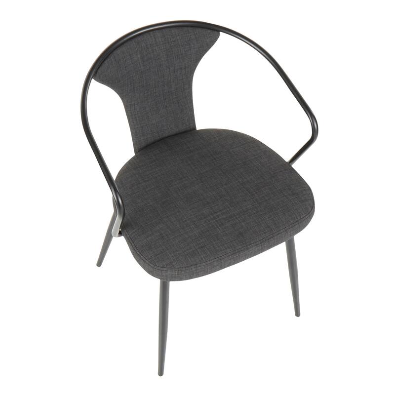 The Gray Barn Bountiful Industrial Upholstered Chair - N/A