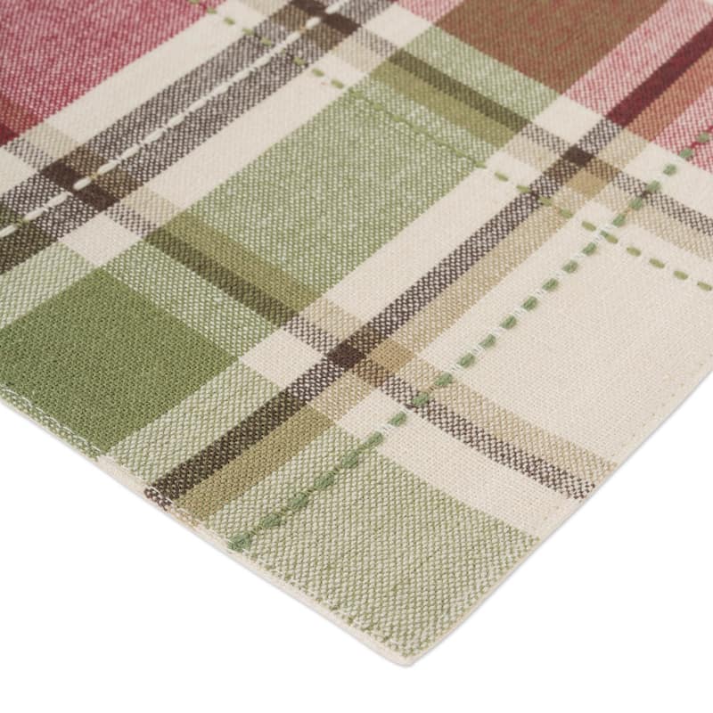 DII Homespun Plaid Placemat (Set of 4)