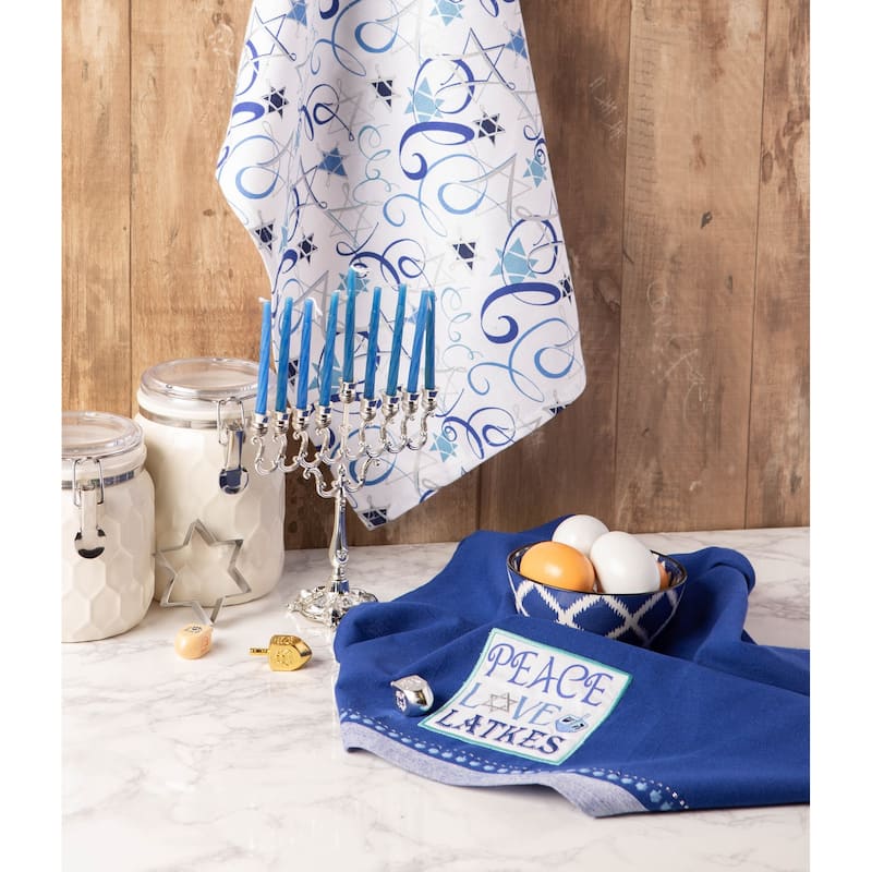 DII Peace Love Latkes Dishtowel (Set of 2)
