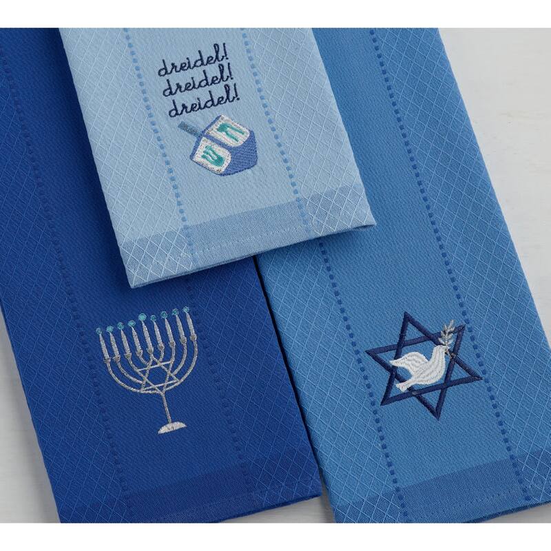 DII Peace Love Latkes Dishtowel (Set of 2)