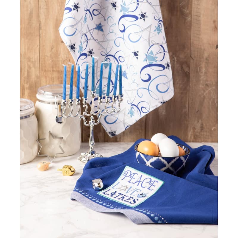 DII Peace Love Latkes Dishtowel (Set of 2)