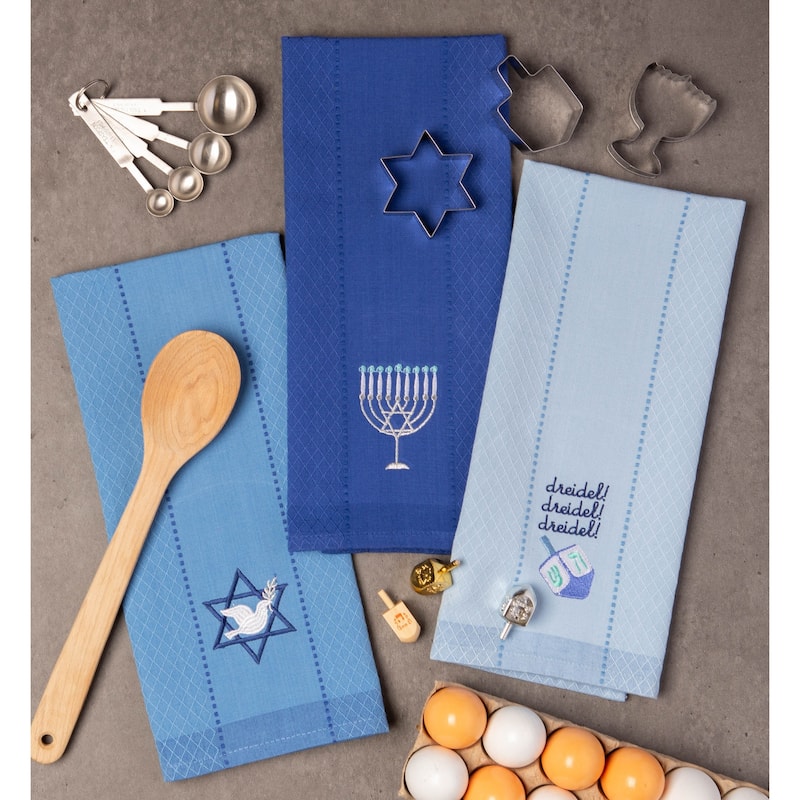 DII Peace Love Latkes Dishtowel (Set of 2)