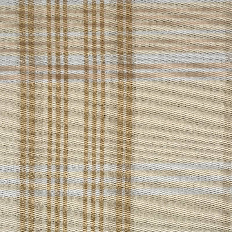 DII Cream Metallic Plaid Napkin (Set of 6)