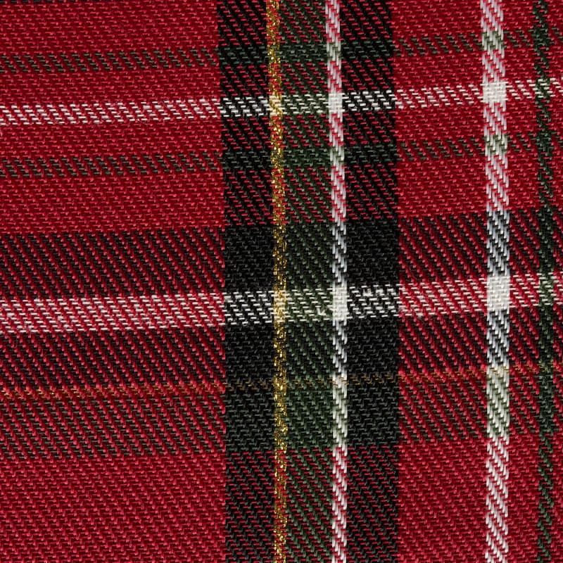 DII Holiday Plaid Tablecloth