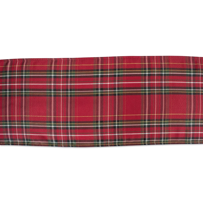 DII Holiday Plaid Tablecloth