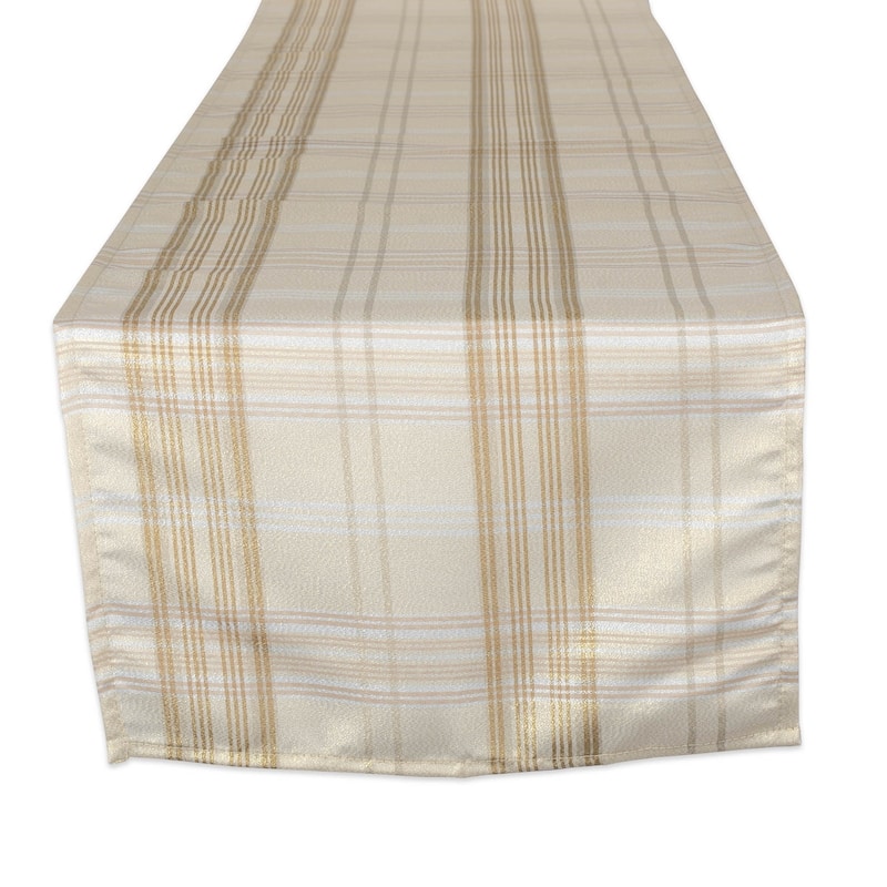 DII Holiday Plaid Tablecloth