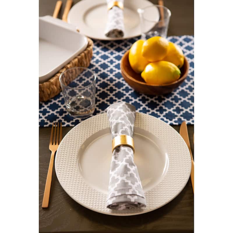 DII Nautical Blue Lattice Napkin (Set of 6)