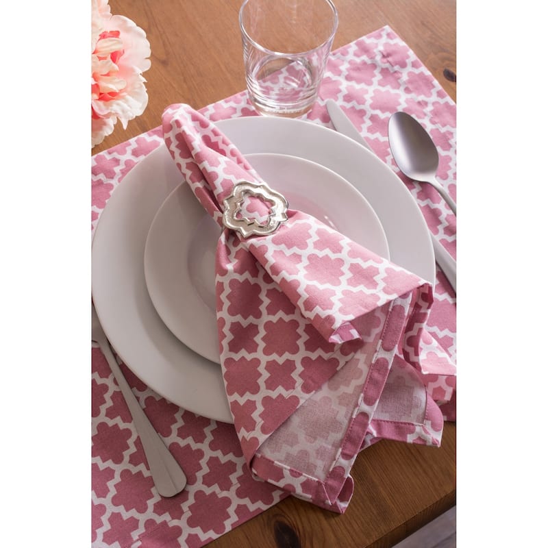 DII Nautical Blue Lattice Napkin (Set of 6)