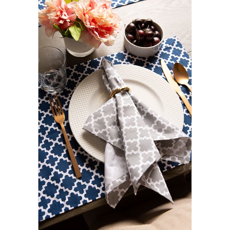 DII Nautical Blue Lattice Napkin (Set of 6)