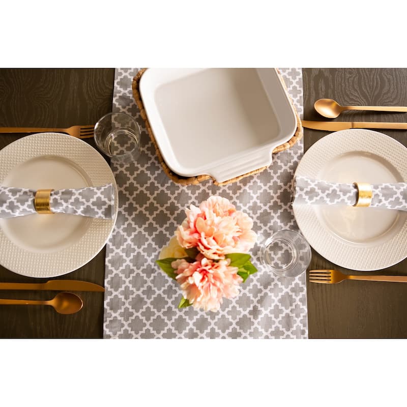 DII Nautical Blue Lattice Napkin (Set of 6)