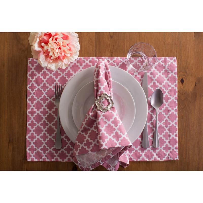 DII Nautical Blue Lattice Napkin (Set of 6)