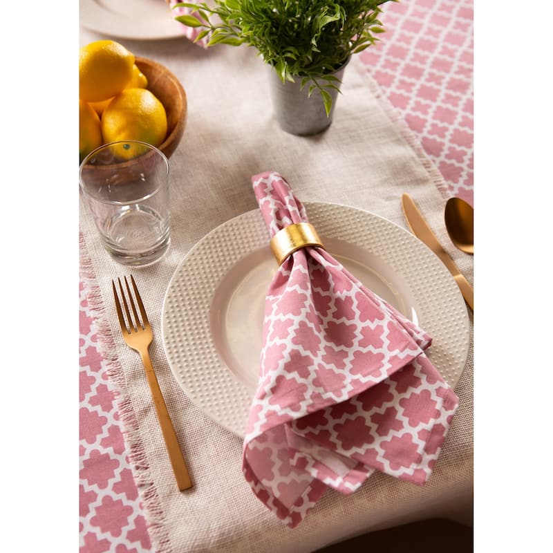 DII Nautical Blue Lattice Napkin (Set of 6)
