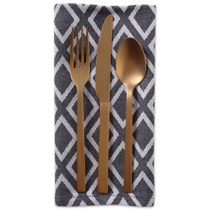 DII Black & White Napkin (Set of 6)