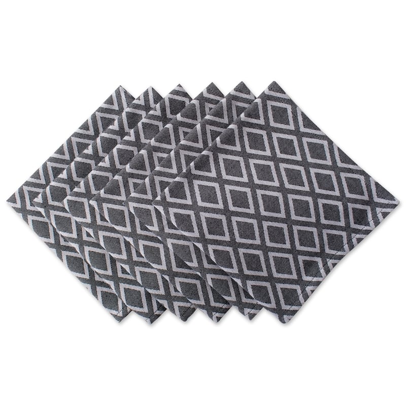 DII Black & White Napkin (Set of 6)