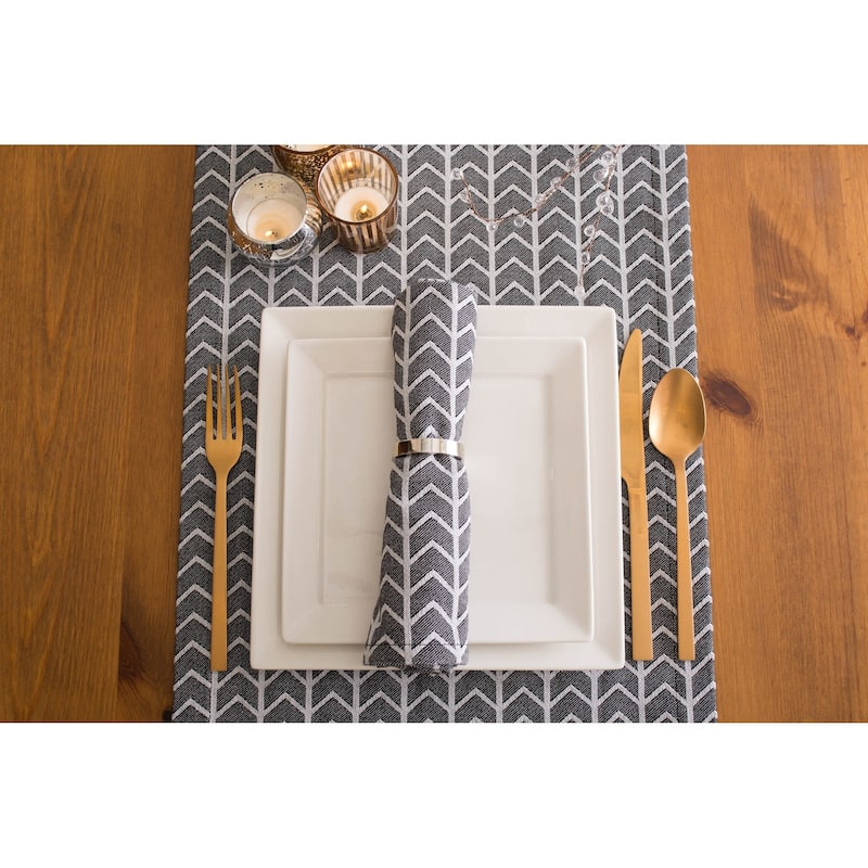 DII Black & White Napkin (Set of 6)