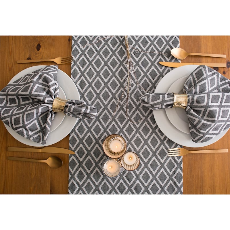 DII Black & White Napkin (Set of 6)