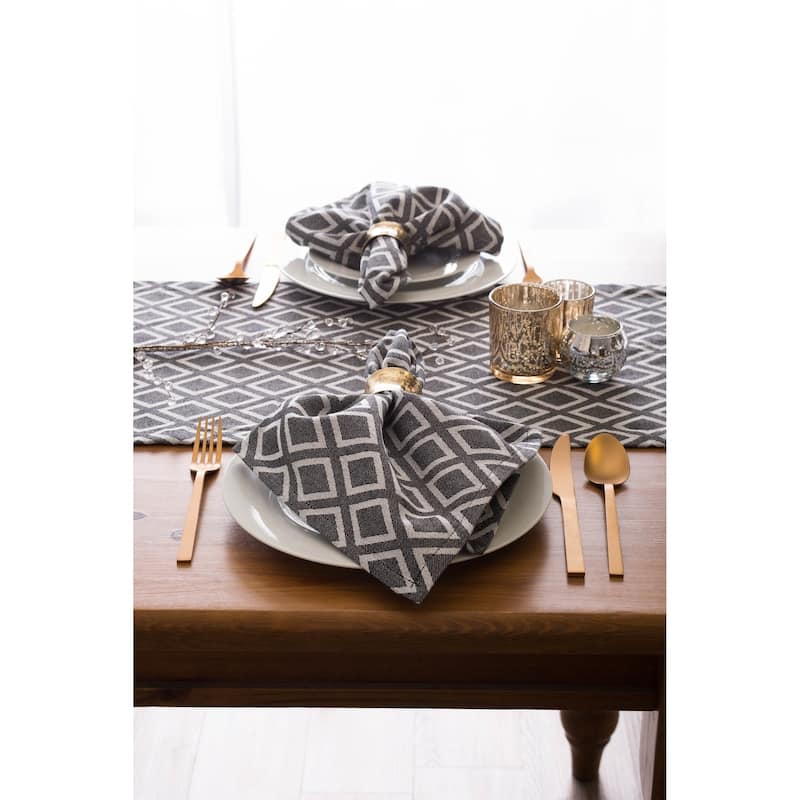 DII Black & White Napkin (Set of 6)