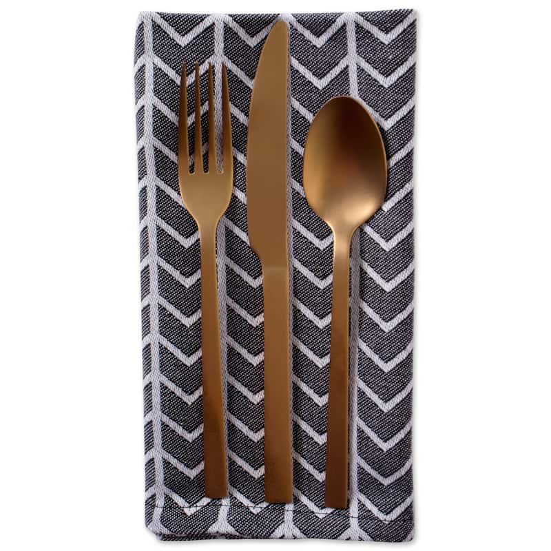 DII Black & White Napkin (Set of 6)