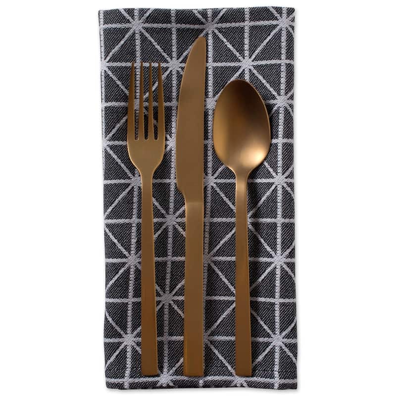 DII Black & White Napkin (Set of 6)