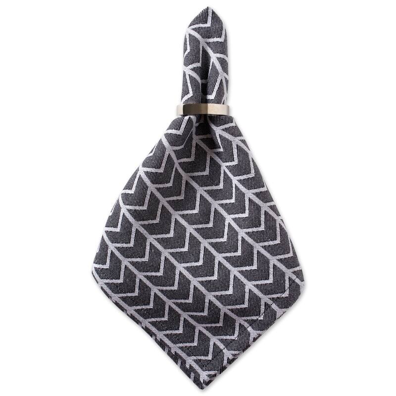 DII Black & White Napkin (Set of 6)