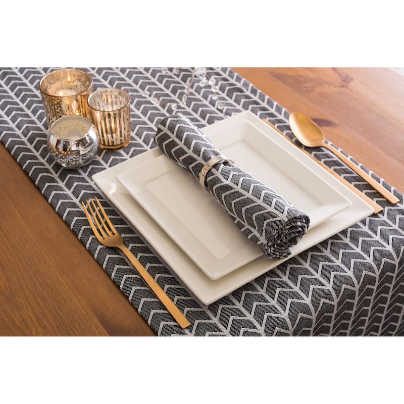 DII Black & White Napkin (Set of 6)