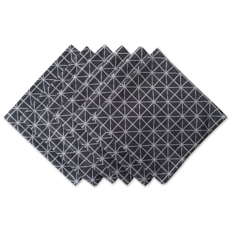 DII Black & White Napkin (Set of 6)