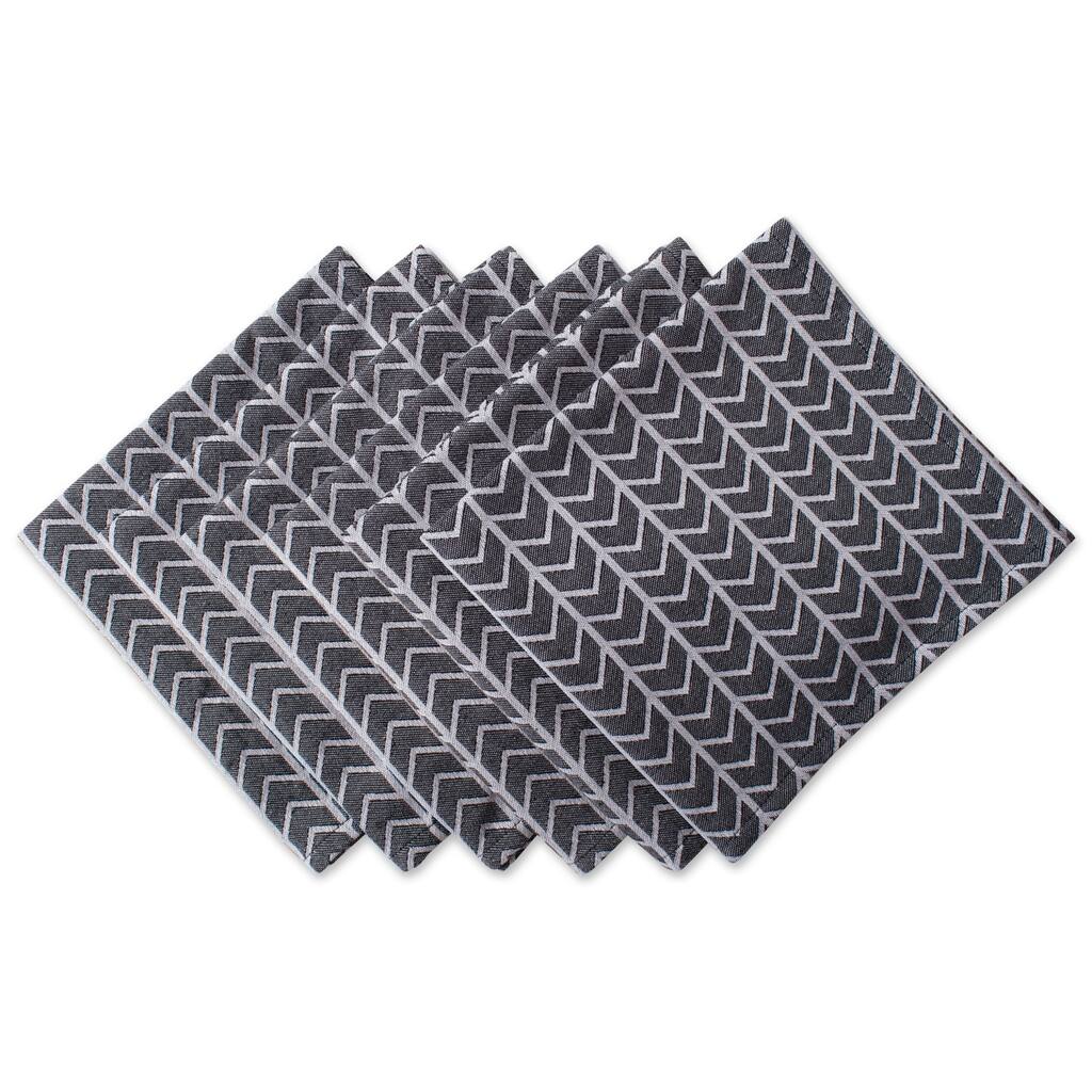 DII Black & White Napkin (Set of 6)