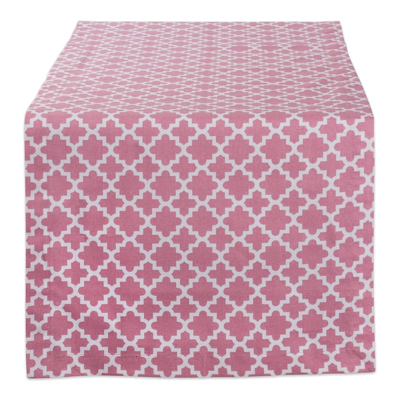 DII Lattice Table Topper - 14x108" - Rose Pink - Runner