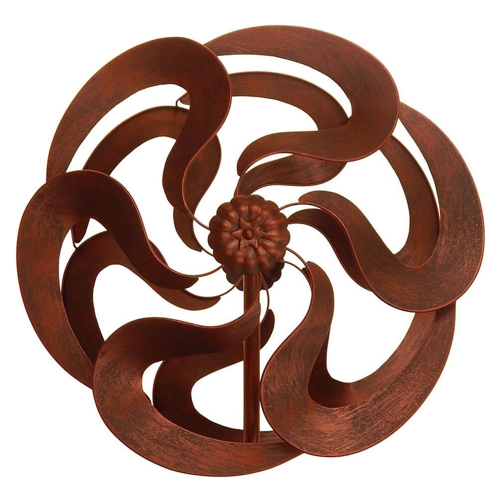 Shop Vintage Outdoor Double Blades Garden Windmill On Sale