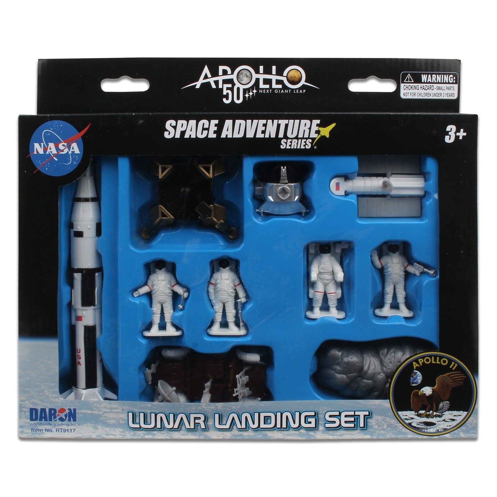 daron space adventure saturn v rocket model playset