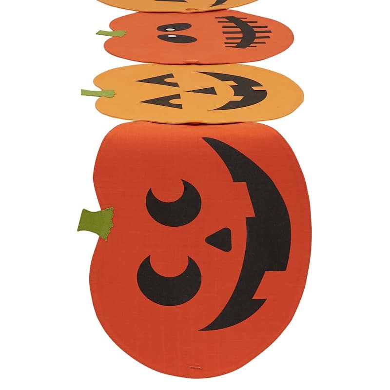 DII Haunted House Table Runner - 13x60" - Jack O' Lantern