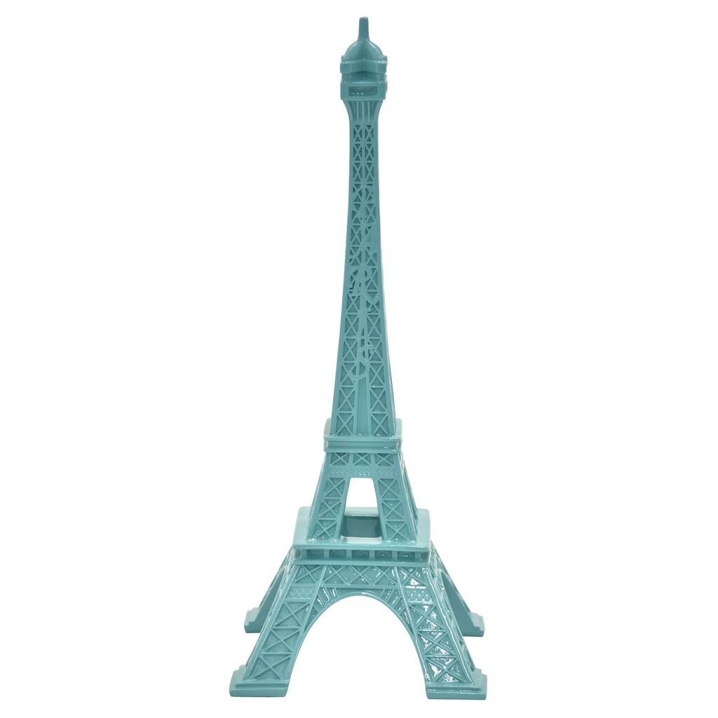14.5 " Eiffel Tower Tabletop in Blue - 6 x 6 x 14.5