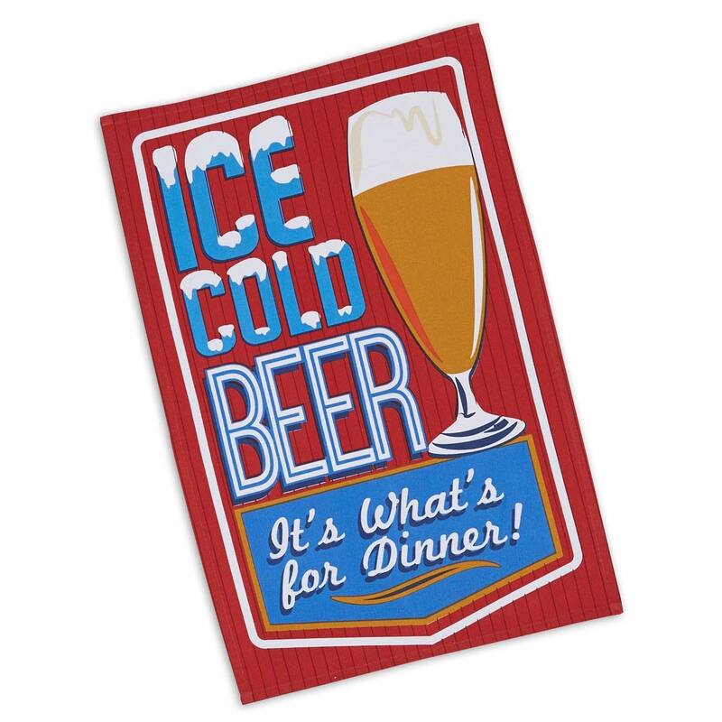 DII Summer Celebration Embellished Dishtowel (Set of 4)