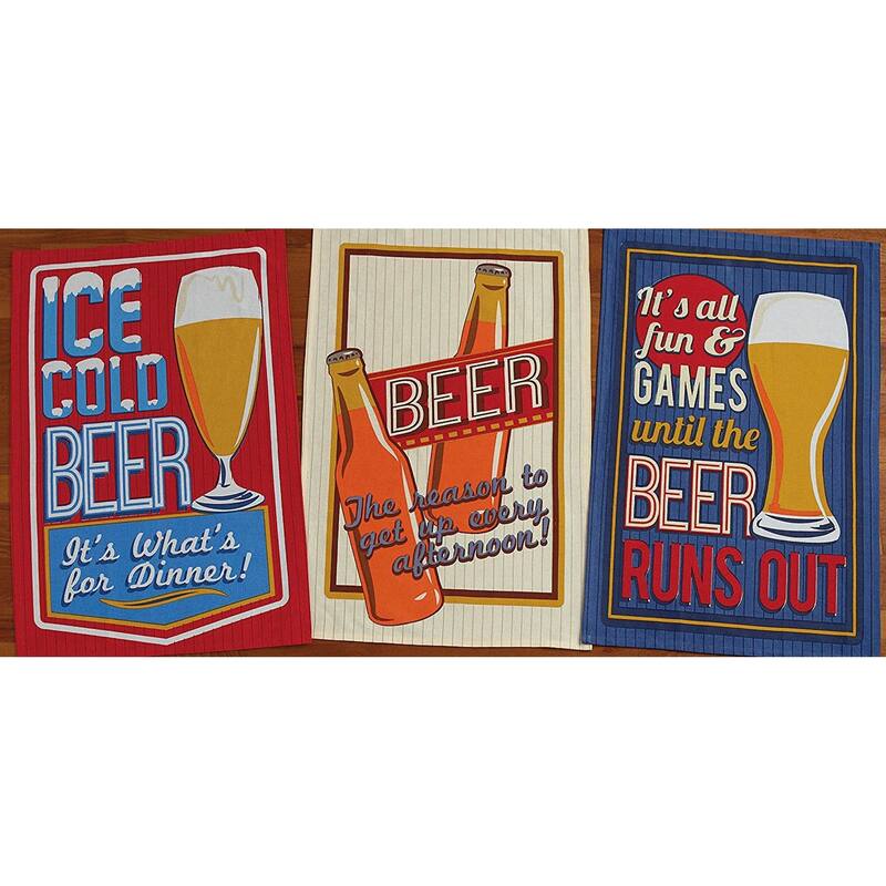 DII Summer Celebration Embellished Dishtowel (Set of 4)