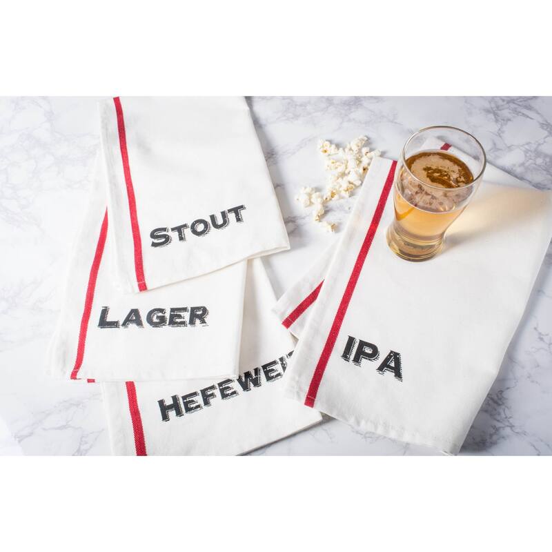 DII Summer Celebration Embellished Dishtowel (Set of 4)