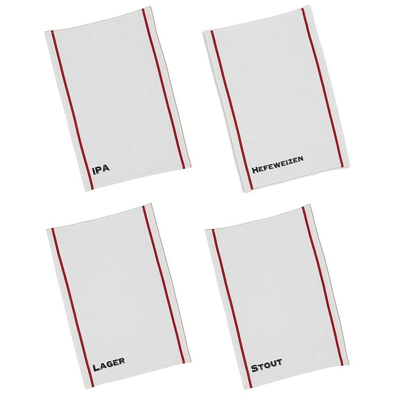 DII Summer Celebration Embellished Dishtowel (Set of 4)